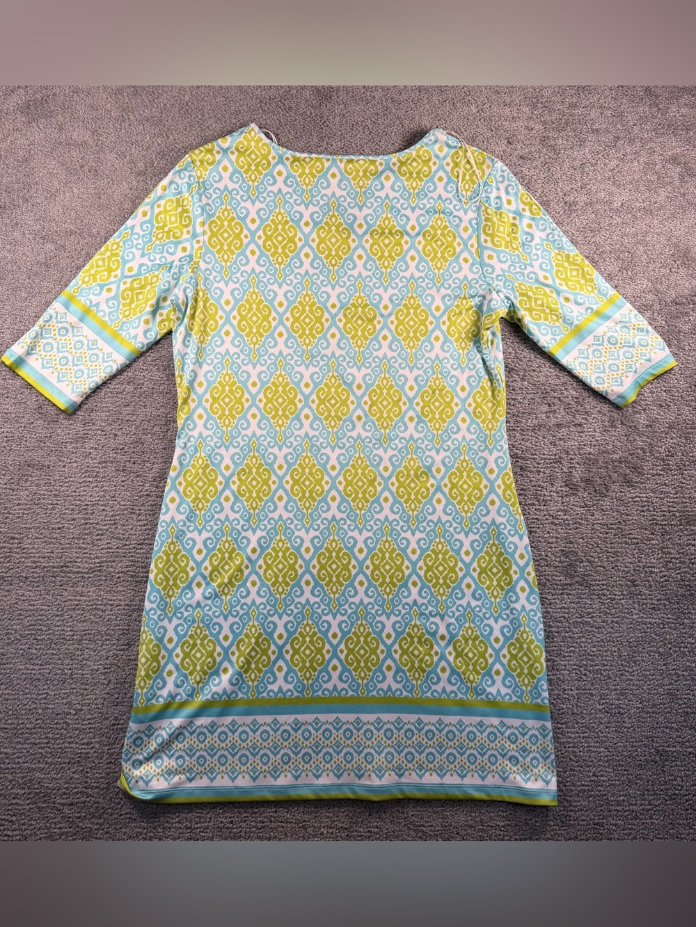 Charlie Paige Tunic NWT Ladies Size Med 3/4 Slit Sleeve Dress Summer Beach Boho - Picture 3 of 12